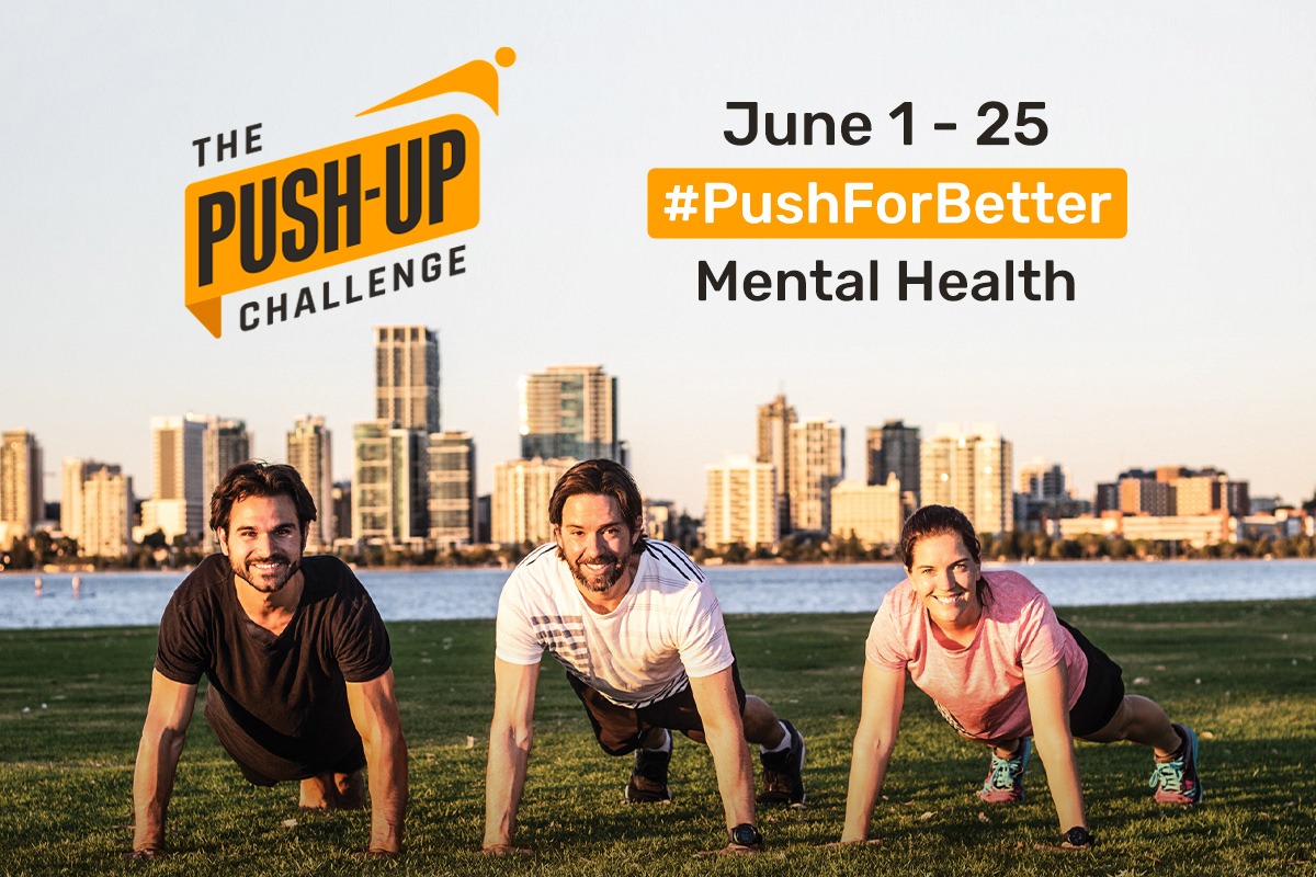 Our push for better mental health. Are you up for the challenge?