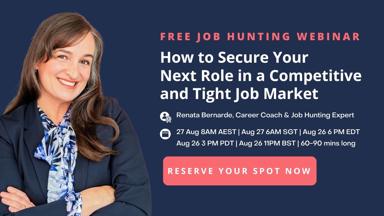 Renata Bernarde - Job Hunting webinar